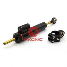 Carbon Black Steering Damper Stabilizer Control Universal For Most Motorcycles