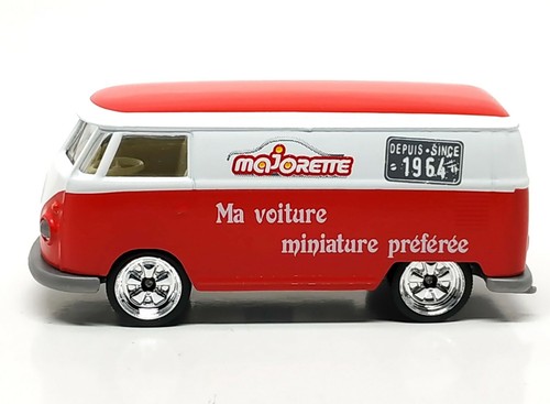 Majorette Volkswagen T1 Red / White - Depus 1964 - Rubber Tires 1/59 no Package - Picture 5 of 8