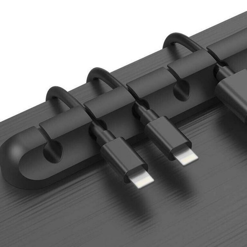 Silicone USB Cable Winder Desktop Management Clips Organizer Access Home D7✨ - Afbeelding 2 van 12