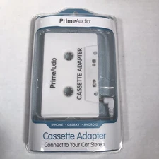 Prime Audio Car Cassette Adapter Connect to your car stereo paca-1070 New