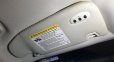 2015-2023 Ford Edge Left Driver Sun Visor Garage Door Opener Gray