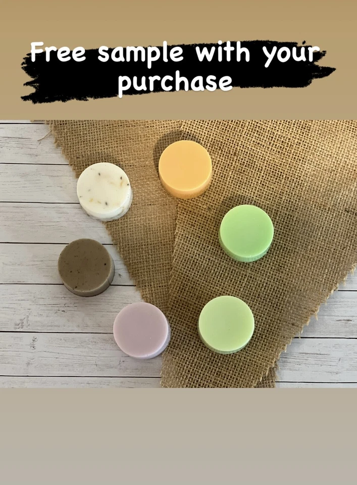 Natural Body Bar Massage Soap |Handmade, Turmeric, Coffee, Aloe| FREE SAMPLE. - Image 2 of 2