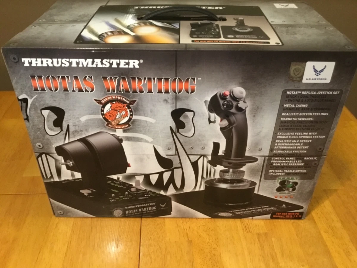 Thrustmaster HOTAS Warthog Flight Stick, Throttle and Control, hotas