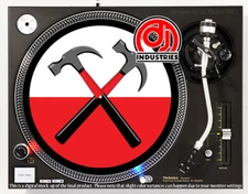 Pink Floyd Hammers - 7"-12" DJ slipmat for LP turntable record player 