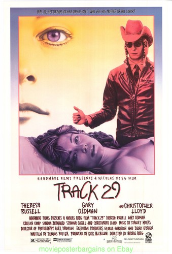 TRACK 29 MOVIE POSTER Original 27x41 THERESA RUSSELL  GARY OLDMAN 1988