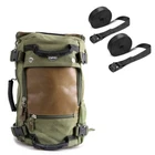 Backpack for Triumph Scrambler / 1200 XC / XE VG6 green incl. straps
