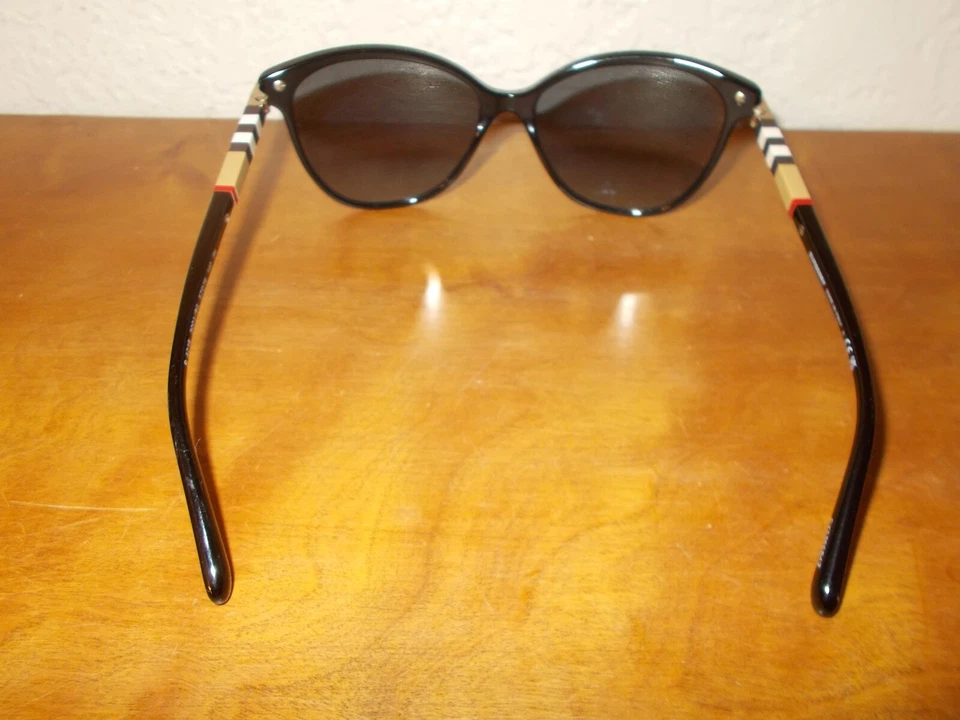 Burberry 4216 3001/8G Black Frame Gray Lenses Sunglasses - Image 4 of 4