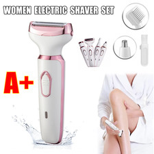 4 In 1 Women Electric Shaver Rechargeable Waterproof Razor Trimmer US