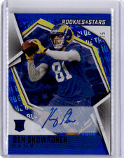 2021 Panini Rookies & Stars Ben Skowronek Rookie Auto /75 - #169 Rams RC