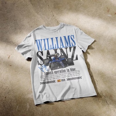 Carlos Sainz F1 T-shirt | Formula 1 | Williams F1 | Formula one merch