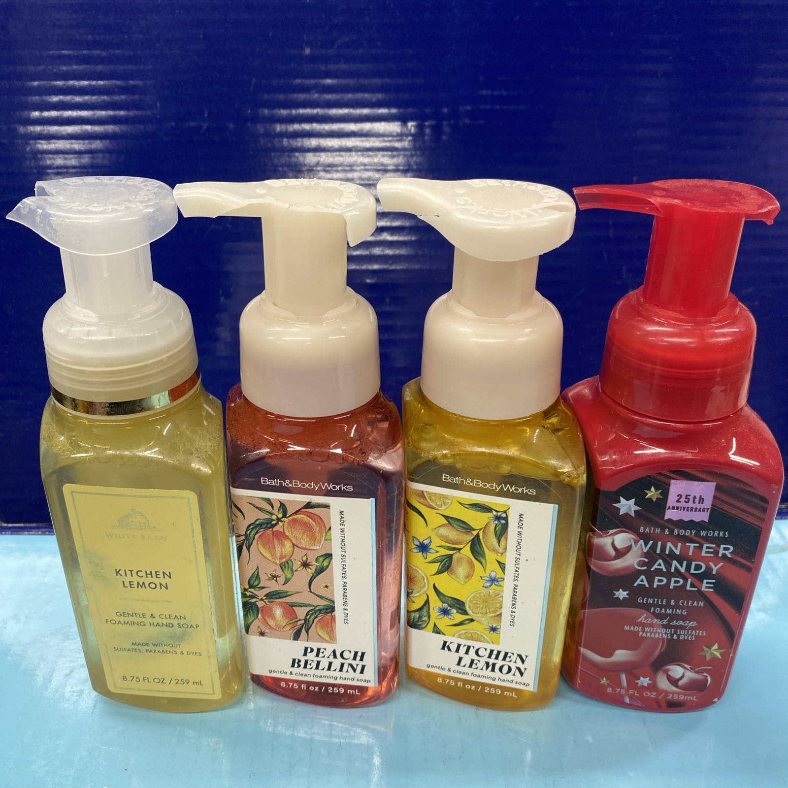4X Bath & Body Works Random Foaming Hand Soap 8.75 Oz - BROK