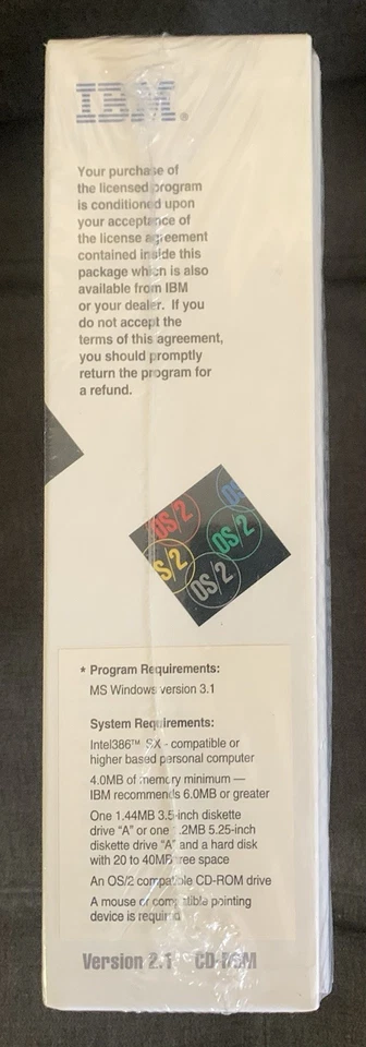 IBM OS/2 for Windows Version 3.1 on 3.5" Floppy Disks 1993 Special Edition New - Image 4 of 4