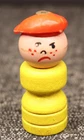 Vintage Fisher-Price Little People Rare HTF Girl Safety School Bus #984 #990 EUC