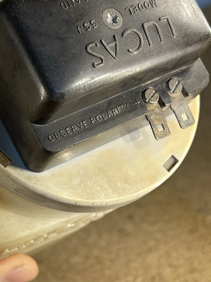 Botella lavadora parabrisas original Jaguar XKE E-Type S1 S2 4,2 L Lucas 5SJ C25438 Foto 3 de 4