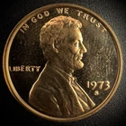 1973-S Lincoln Memorial Cent Proof — photo from another recent sale