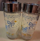 Vtg Anchor Hocking Goose Salt & Pepper Shakers 4.75" Country Geese Cottagecore