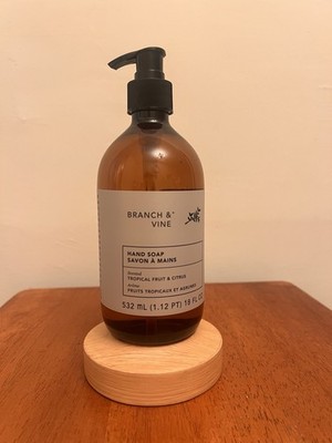 Branch & Vine Tropical Fruits & Citrus Hand Soap 12 Pack + (1) Bamboo Base
