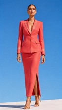 NEW St. John Evening Full Length Skirt Suit Size 4 And 2 Two Piece Set Sequins