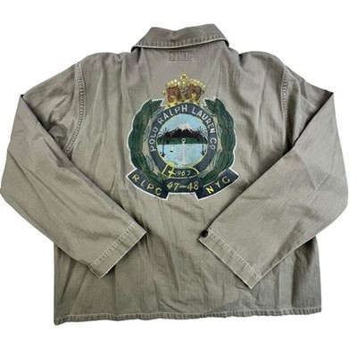 Vintage Polo Ralph Lauren Military Jacket XL RLPC Vietnam Army