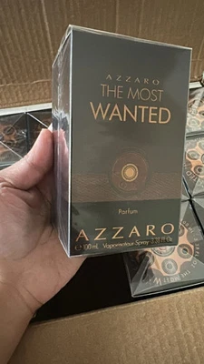 BRANDED Azzaro The Most Wanted Parfum 100ml Spray New & Sealed NEW-UK