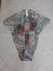 Joseph Ribkoff Size 6 White Black Red Long Open Front Short Sleeve Cardigan Top — photo 1