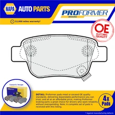 Brake Pads Set fits TOYOTA PREVIA 2.4 Rear 2005 on Proformer 0446605010 New