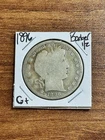 1896 P Barber Silver Half Nice G+ Good U.S. 50c Type Coin (Raw18061)