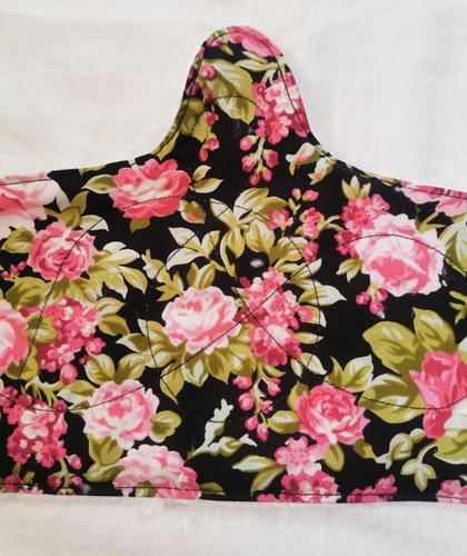 Plus Size XL Under breast sweat pad. Rose Cotton fabric, natural fibre towelling - Picture 5 of 7