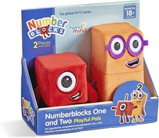 hand2mind Numberblocks One  Two Playful Pals, Plush Figure Toys, Numbers for To