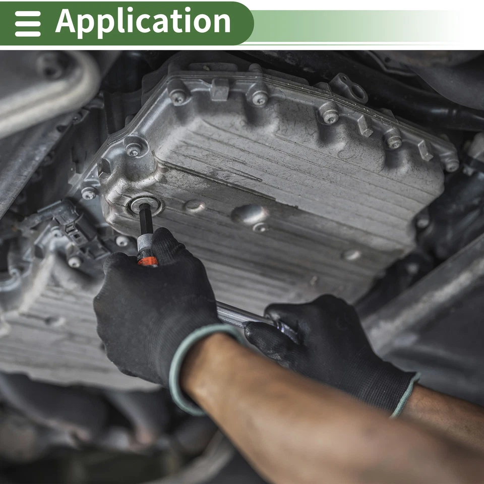 1 Pc No.06E103600C Engine Oil Pan for Audi A4 2007-2015 Iron Black - image 3 of 4