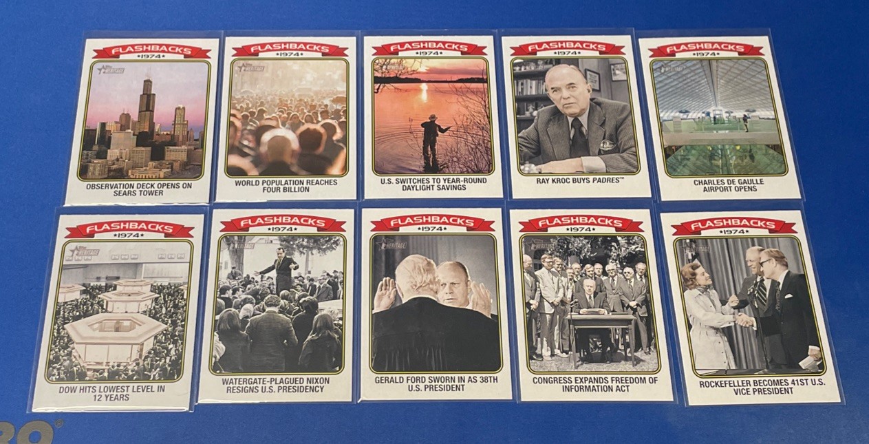 2023 Topps Heritage News Flashbacks  Complete Set NF1-10