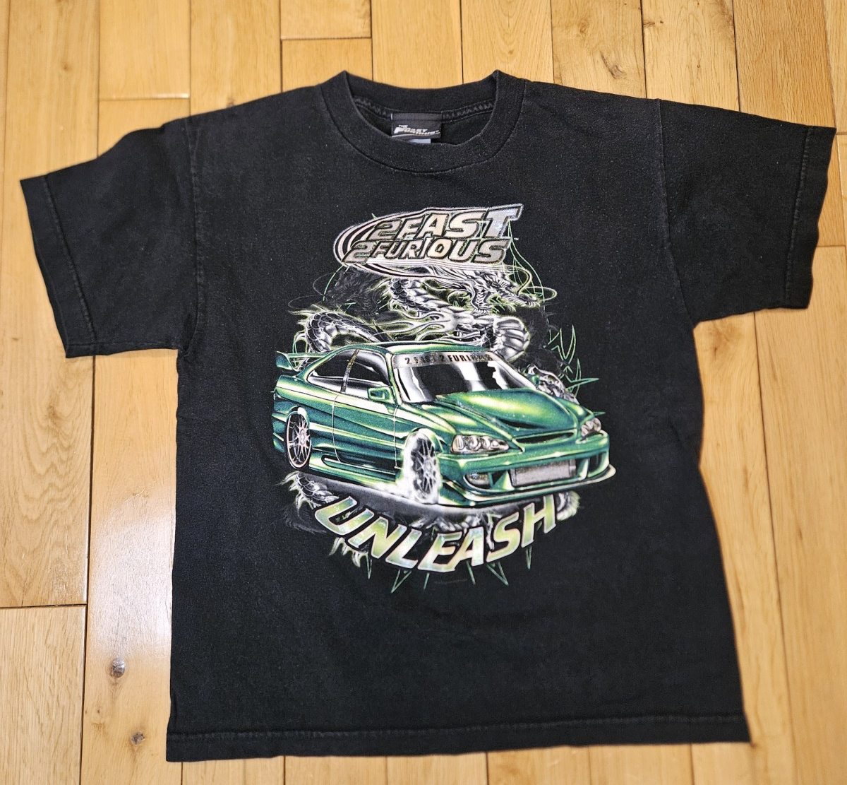 Vtg Y2K 2003 2 Fast 2 Furious Unleash Movie Promo Shirt Street 