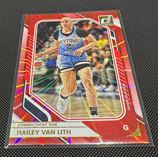 2026 WNBA Donruss Hailey Van Lith #16 Connecticut Sun Red Laser  numbered  /185