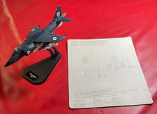 ITALERI FABBRI 1:100 Modellino Aereo SEA HARRIER FRS 1 in Metallo pressofuso