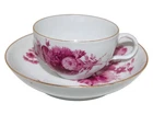 Meissen Germany pink coffee cup from around 1800 - 15 sets available
