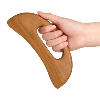 Wooden Cellulite Massager, Body Guasha Tool Lymphatic Drainage Style-a 
