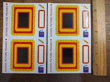 ABC SMALL FRAME Stickers Mrs.Grossman's School Label Pictures Pencil Book 4 Mods