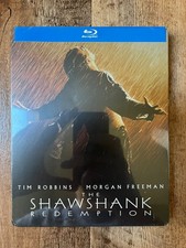 The Shawshank Redemption w. Steelbook Blu-ray, 1994, Region Free  NEW 