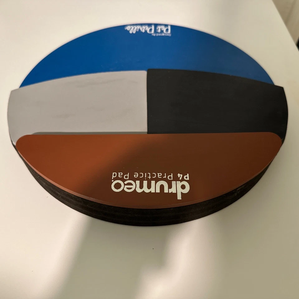 Almohadilla de práctica de batería Drumeo P4 diseñada por Pat Petrillo Foto 4 de 4