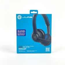 JLab GO WORK Wireless 2nd Generation On-Ear Black Headset - New/Sealed