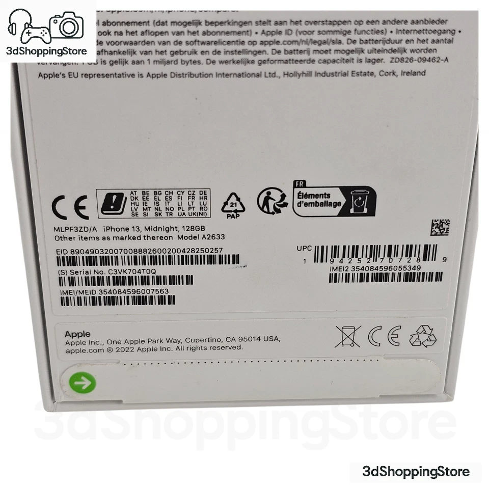 Apple iPhone 13 128GB 6,1 Zoll Smartphone Midnight - Bild 4 von 4