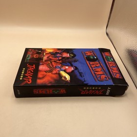 Atari Jaguar Worms cartridge Cib
