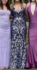 Windsor Purple Sequin Prom Dress Sz Small/Medium for Homecoming Formal Occasions