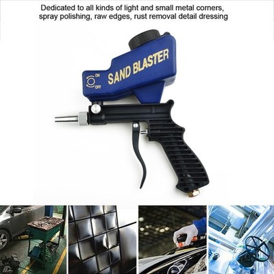 1pcs Small Handheld Pneumatic Air Sandblasting Machine Sand Blaster Portable