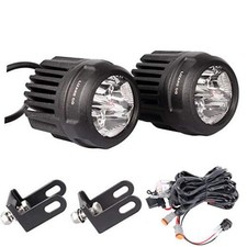 LED Spotlight with Wiring Harness Kit-2Pack,3Inch LED 80W Spot - Round 3inch