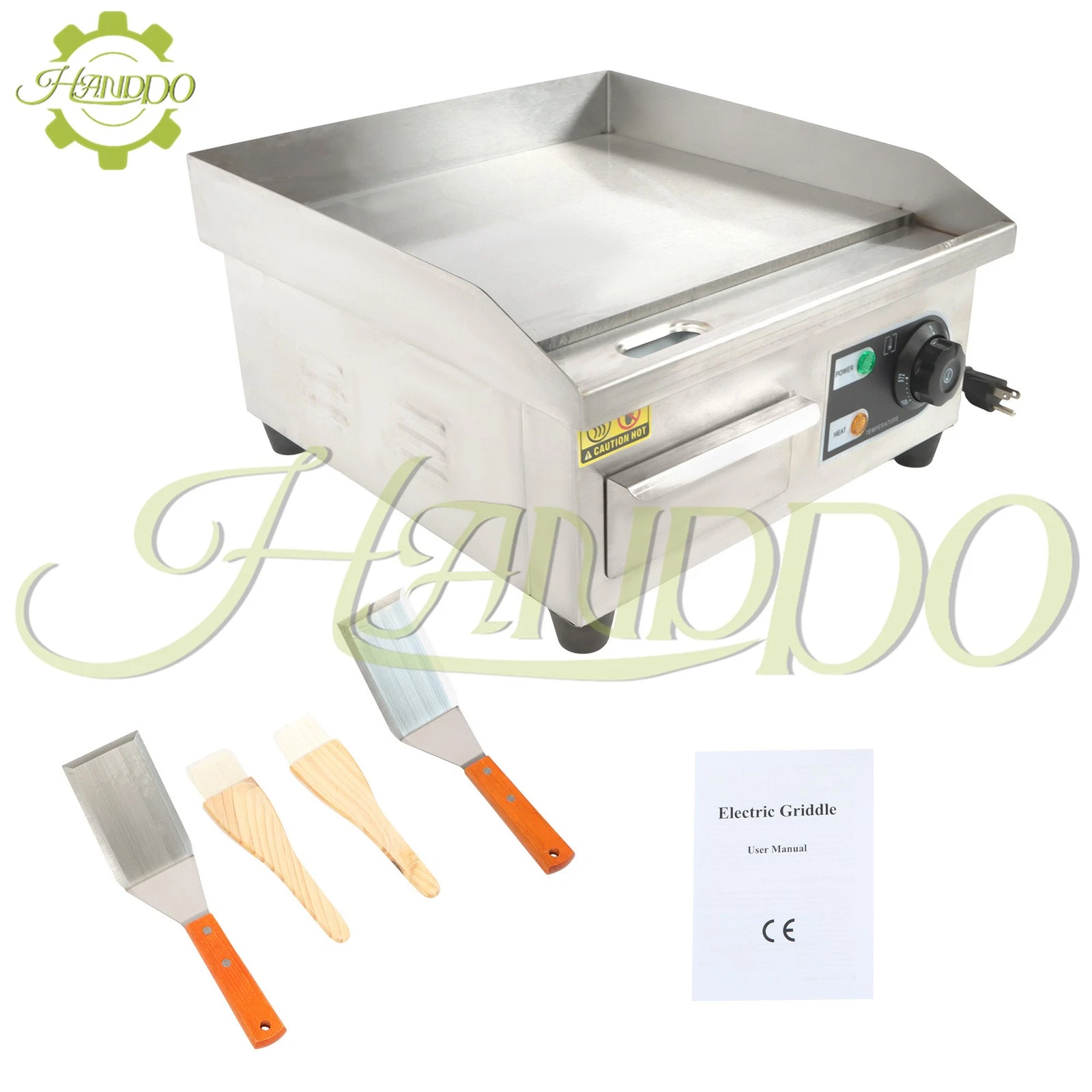 14 Inch Commercial Electric Griddle 1500W Countertop Flat Top Grill 122℉-572℉
Opens in a new window