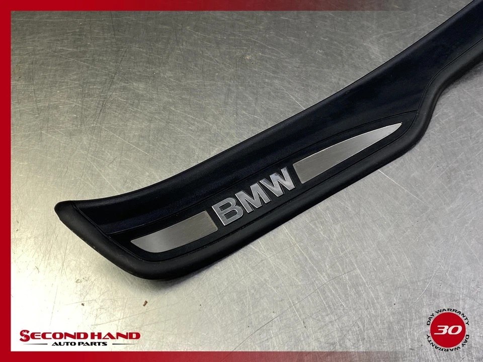 BMW 323I 328I 2009-2012 umbral de puerta trasera izquierda placa de desgaste moldura OEM 51477172297 Foto 2 de 4