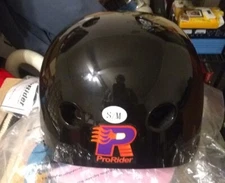 Black ProRider Bike & Skate Helmet (Youth S/M) - NEW - head bands are adjustable