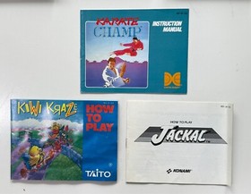 Nintendo NES Games Lot - Krion Conquest, Kiwi Kraze, Sillius, Kabuki, Klash Ball