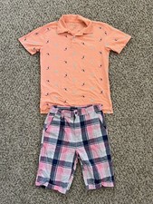 CHILDREN'S PLACE BOYS SHIRT AND SHORTS SET SIZE 12